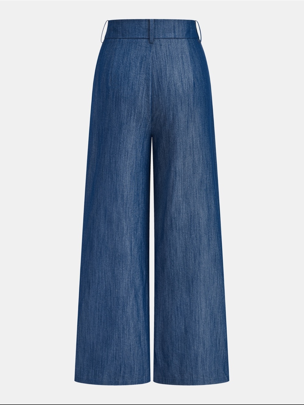 Commense Blue Two-Piece Wide-Leg Pantsuit Set - Picture 5 of 12